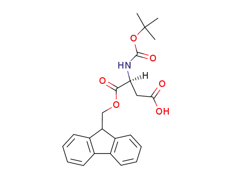 Molecular Structure of 129046-87-3 (BOC-ASP-OFM)