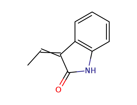Molecular Structure of 2597-29-7 (3-ethylideneindolin-2-one)