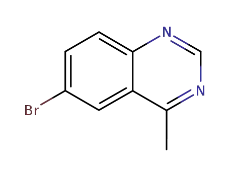 Molecular Structure of 69674-27-7 (6-bromo-4-methylquinazoline)