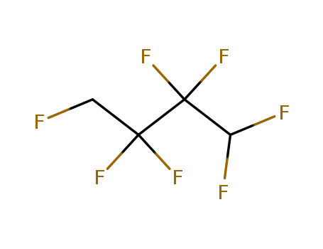 Molecular Structure of 119450-61-2 (Butane,1,1,2,2,3,3,4-heptafluoro-)