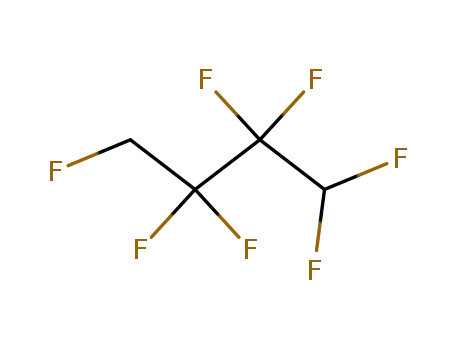 Molecular Structure of 119450-61-2 (Butane,1,1,2,2,3,3,4-heptafluoro-)