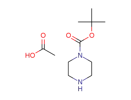 Molecular Structure of 143238-38-4 (1-Boc-piperazine)