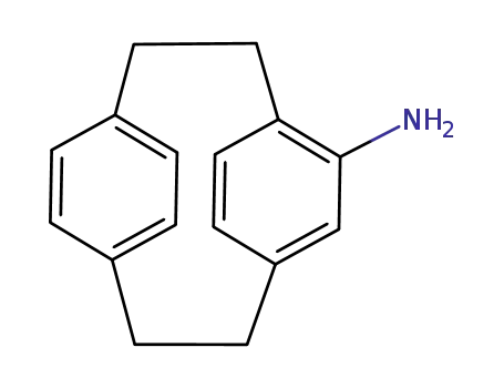 Molecular Structure of 10122-95-9 (tricyclo[8.2.2.2~4,7~]hexadeca-1(12),4,6,10,13,15-hexaen-5-amine)