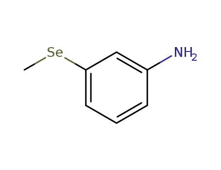 Molecular Structure of 70086-66-7 (3-methylselanylaniline)