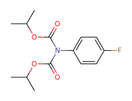 propan-2-yl N-(4-fluorophenyl)-N-propan-2-yloxycarbonylcarbamate