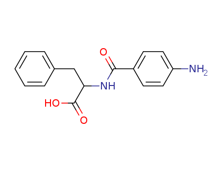 Molecular Structure of 101399-39-7 (DL-Phenylalanine, N-(4-aminobenzoyl)-)