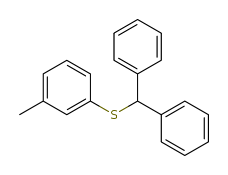 Benzene,1-[(diphenylmethyl)thio]-3-methyl- cas  5456-19-9