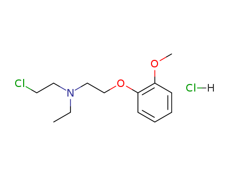 Ethanamine,N-(2-chloroethyl)-N-ethyl-2-(2-methoxyphenoxy)-, hydrochloride (1:1)