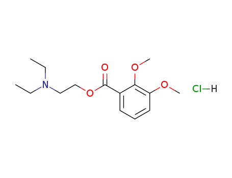 2-diethylaminoethyl 2,3-dimethoxybenzoate hydrochloride