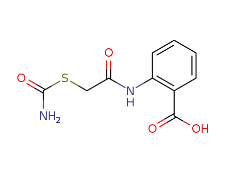 Benzoic acid,2-[[2-[(aminocarbonyl)thio]acetyl]amino]- cas  5429-02-7