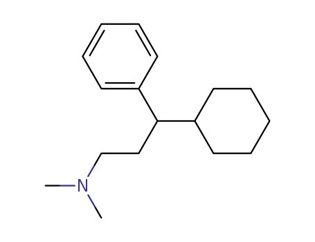 7273-99-6,Gamfexine,Gamfexine (USAN/INN);Gamfexine;UNII-3U2V80KPAL;WIN-1344;(3-cyclohexyl-3-phenyl-propyl)-dimethyl-amine;