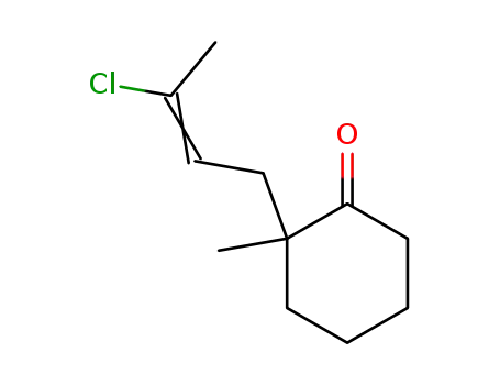 Cyclohexanone, 2-(3-chloro-2-butenyl)-2-methyl-