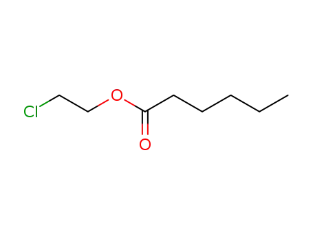 Molecular Structure of 1071-55-2 (Hexanoic acid, 2-chloroethyl ester)