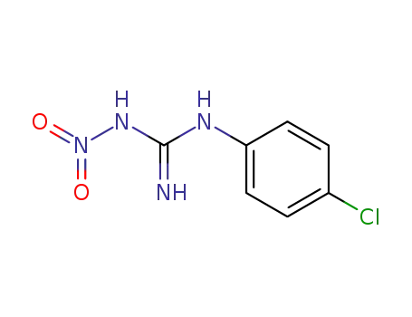 Molecular Structure of 52662-67-6 (2-(4-chlorophenyl)-1-nitroguanidine)