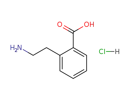 Molecular Structure of 102879-42-5 (2-(2-AMINOETHYL)BENZOIC ACID HYDROCHLORIDE)