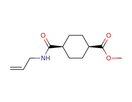 <i>cis</i>-4-allylcarbamoyl-cyclohexanecarboxylic acid methyl ester