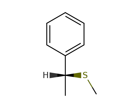 Molecular Structure of 57793-28-9 (Benzene, [1-(methylthio)ethyl]-, (R)-)