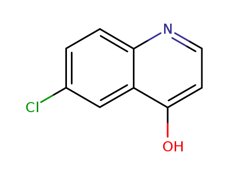 Molecular Structure of 23432-43-1 (6-CHLORO-4-HYDROXYQUINOLINE)