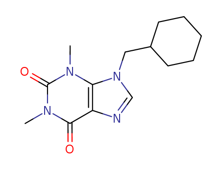 9-(cyclohexylmethyl)-1,3-dimethyl-purine-2,6-dione cas  7465-36-3
