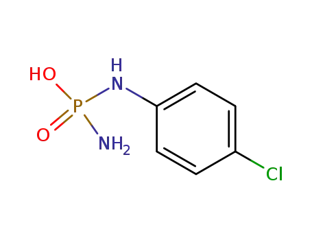 Molecular Structure of 25316-34-1 (N-P-CHLOROPHENYL-DIAMIDOPHOSPHORIC ACID))