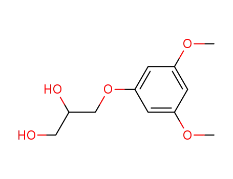 Molecular Structure of 27318-87-2 (3-(3,5-dimethoxyphenoxy)propane-1,2-diol)