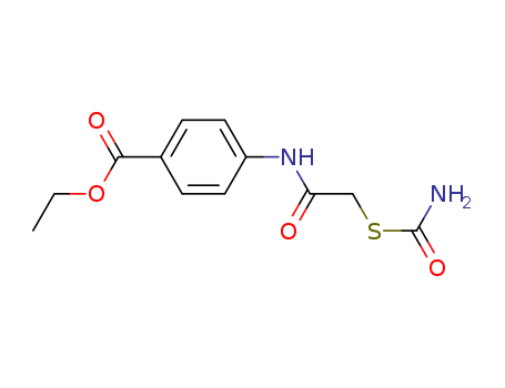 Benzoic acid,4-[[2-[(aminocarbonyl)thio]acetyl]amino]-, ethyl ester cas  5429-14-1