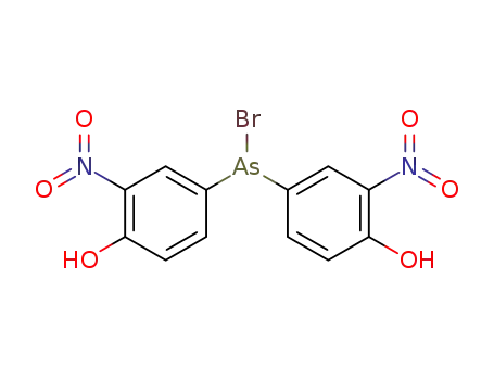 bis(4-hydroxy-3-nitrophenyl)arsinous bromide