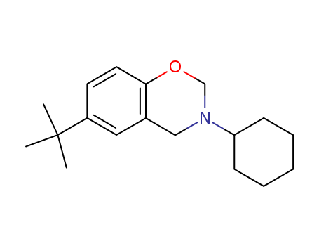 5451-32-1,6-tert-butyl-3-cyclohexyl-3,4-dihydro-2H-1,3-benzoxazine,6-tert-butyl-3-cyclohexyl-3,4-dihydro-2H-1,3-benzoxazine;