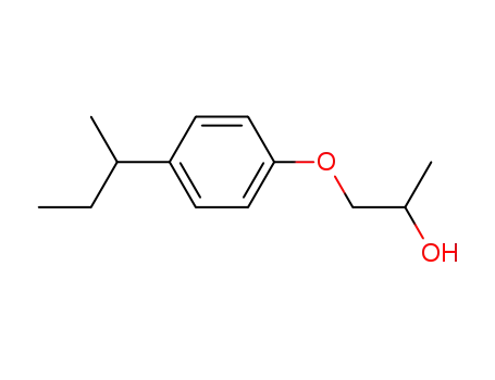 Molecular Structure of 121-99-3 (1-[4-(butan-2-yl)phenoxy]propan-2-ol)