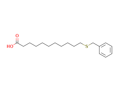 Undecanoic acid,11-[(phenylmethyl)thio]- cas  4230-09-5
