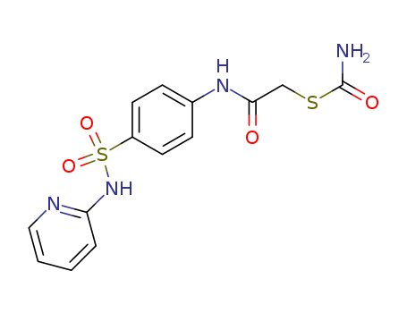 5433-33-0,S-(2-oxo-2-{[4-(pyridin-2-ylsulfamoyl)phenyl]amino}ethyl) carbamothioate,