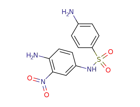 Molecular Structure of 52320-01-1 (Benzenesulfonamide, 4-amino-N-(4-amino-3-nitrophenyl)-)