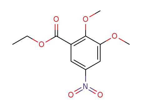 Molecular Structure of 7147-43-5 (ethyl 2,3-dimethoxy-5-nitrobenzoate)