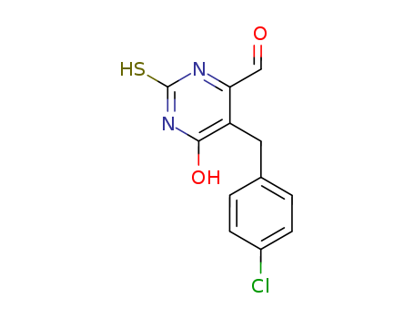 4-Pyrimidinecarboxaldehyde,5-[(4-chlorophenyl)methyl]-1,2,3,6-tetrahydro-6-oxo-2-thioxo- cas  31349-81-2