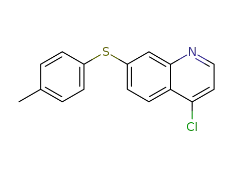 4-chloro-7-<i>p</i>-tolylsulfanyl-quinoline