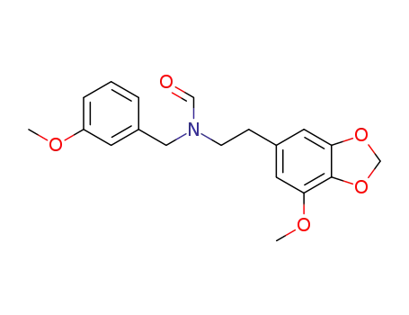 <i>N</i>-[2-(7-methoxy-benzo[1,3]dioxol-5-yl)-ethyl]-<i>N</i>-(3-methoxy-benzyl)-formamide