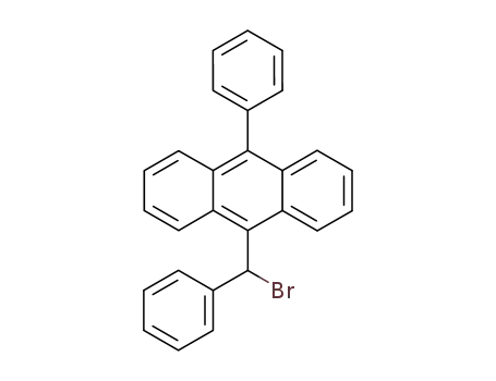 Molecular Structure of 7467-97-2 (9-[bromo(phenyl)methyl]-10-phenylanthracene)