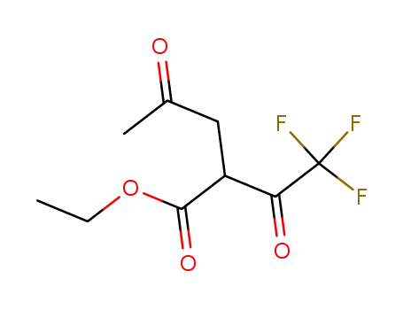 Molecular Structure of 17515-66-1 (3-CARBETHOXY-1,1,1-TRIFLUOROHEXANE-2,5-DIONE)