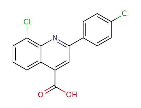 8-CHLORO-2-(4-CHLOROPHENYL)QUINOLINE-4-CARBOXYLICACID
