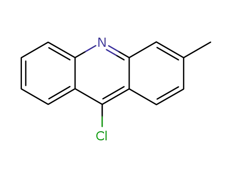 Molecular Structure of 16492-10-7 (Acridine, 9-chloro-3-methyl-)