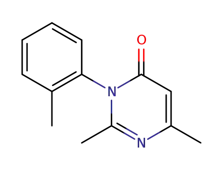 Molecular Structure of 2722-66-9 (2,6-dimethyl-3-(2-methylphenyl)pyrimidin-4(3H)-one)