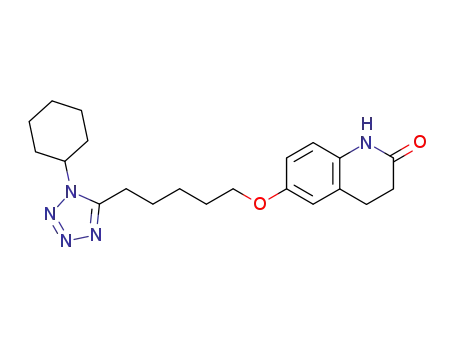 6-[5-(1-Cyclohexyl-1H-tetrazol-5-yl)-pentyloxy]-3,4-dihydro-1H-quinolin-2-one