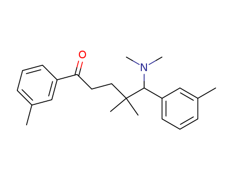 1-Pentanone,5-(dimethylamino)-4,4-dimethyl-1,5-bis(3-methylphenyl)-