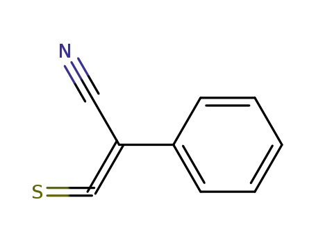 Molecular Structure of 91529-52-1 (Benzeneacetonitrile, a-carbonothioyl-)