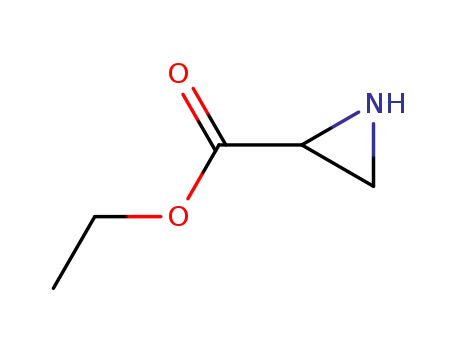 Molecular Structure of 5950-36-7 (aziridine-2-carboxylic acid ethyl ester)