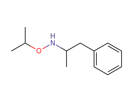 Molecular Structure of 100251-88-5 (N-(1-methylethoxy)-1-phenylpropan-2-amine)