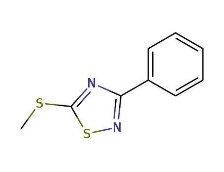 1,2,4-Thiadiazole,5-(methylthio)-3-phenyl-