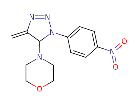 Molecular Structure of 74073-15-7 (4-[5-methylidene-3-(4-nitrophenyl)-4H-triazol-4-yl]morpholine)