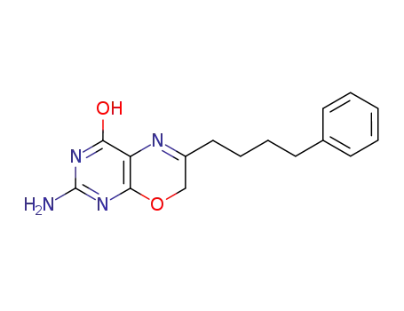Molecular Structure of 70080-73-8 (2-amino-6-(4-phenyl-butyl)-3,7-dihydro-pyrimido[4,5-<i>b</i>][1,4]oxazin-4-one)