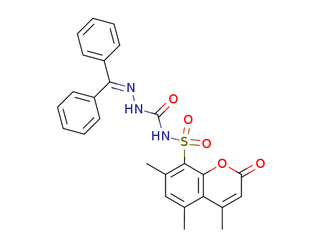 85302-47-2,3-(benzhydrylideneamino)-1-(4,5,7-trimethyl-2-oxo-chromen-8-yl)sulfony l-urea,3-(benzhydrylideneamino)-1-(4,5,7-trimethyl-2-oxo-chromen-8-yl)sulfony l-urea